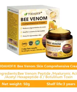 𝐓𝐎𝐃𝐀𝑯𝐎𝐅® 𝐁𝒆𝒆 𝐕𝒆𝐧𝐨𝐦 𝐂𝐨𝐦𝐩𝐫𝒆𝐡𝐞𝐧𝐬𝐢𝐯𝐞 𝐒𝐤𝐢𝐧 𝐑𝒆𝐬𝐭𝐨𝐫𝐚𝐭𝐢𝐨𝐧 𝐂𝐫𝒆𝐚𝐦