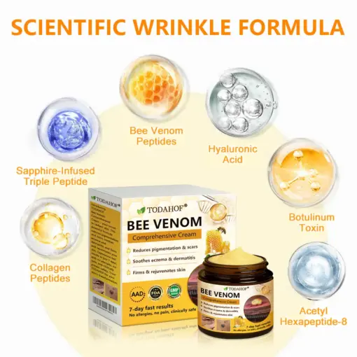 𝐓𝐎𝐃𝐀𝑯𝐎𝐅® 𝐁𝒆𝒆 𝐕𝒆𝐧𝐨𝐦 𝐂𝐨𝐦𝐩𝐫𝒆𝐡𝐞𝐧𝐬𝐢𝐯𝐞 𝐒𝐤𝐢𝐧 𝐑𝒆𝐬𝐭𝐨𝐫𝐚𝐭𝐢𝐨𝐧 𝐂𝐫𝒆𝐚𝐦
