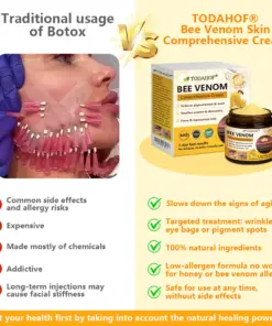 𝐓𝐎𝐃𝐀𝑯𝐎𝐅® 𝐁𝒆𝒆 𝐕𝒆𝐧𝐨𝐦 𝐂𝐨𝐦𝐩𝐫𝒆𝐡𝐞𝐧𝐬𝐢𝐯𝐞 𝐒𝐤𝐢𝐧 𝐑𝒆𝐬𝐭𝐨𝐫𝐚𝐭𝐢𝐨𝐧 𝐂𝐫𝒆𝐚𝐦
